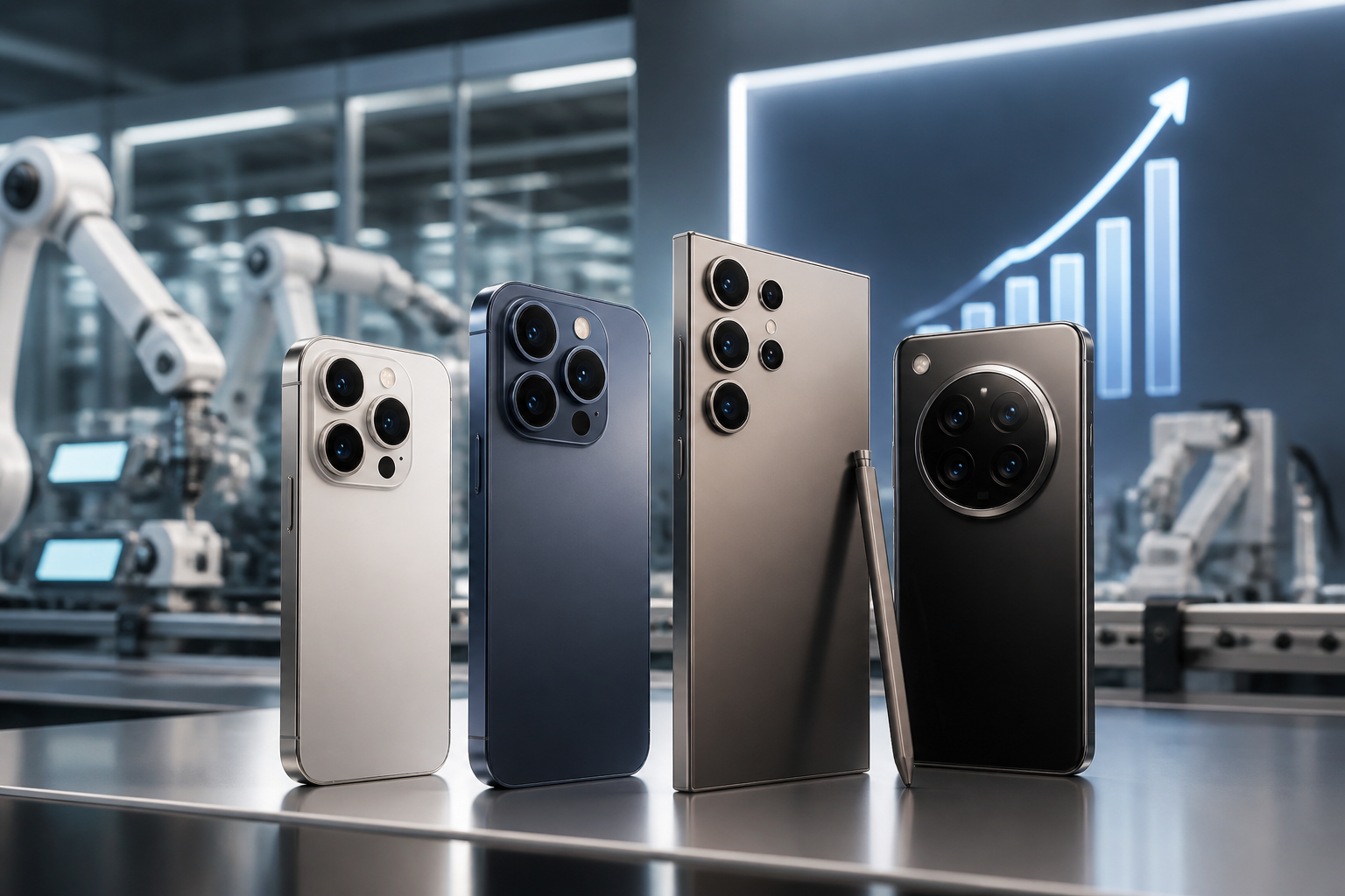 Fabricantes de Smartphones Devem Priorizar Produção de Aparelhos Premium em 2026 Imagem destacada sobre Fabricantes de Smartphones Devem Priorizar Produção de Aparelhos Premium em 2026