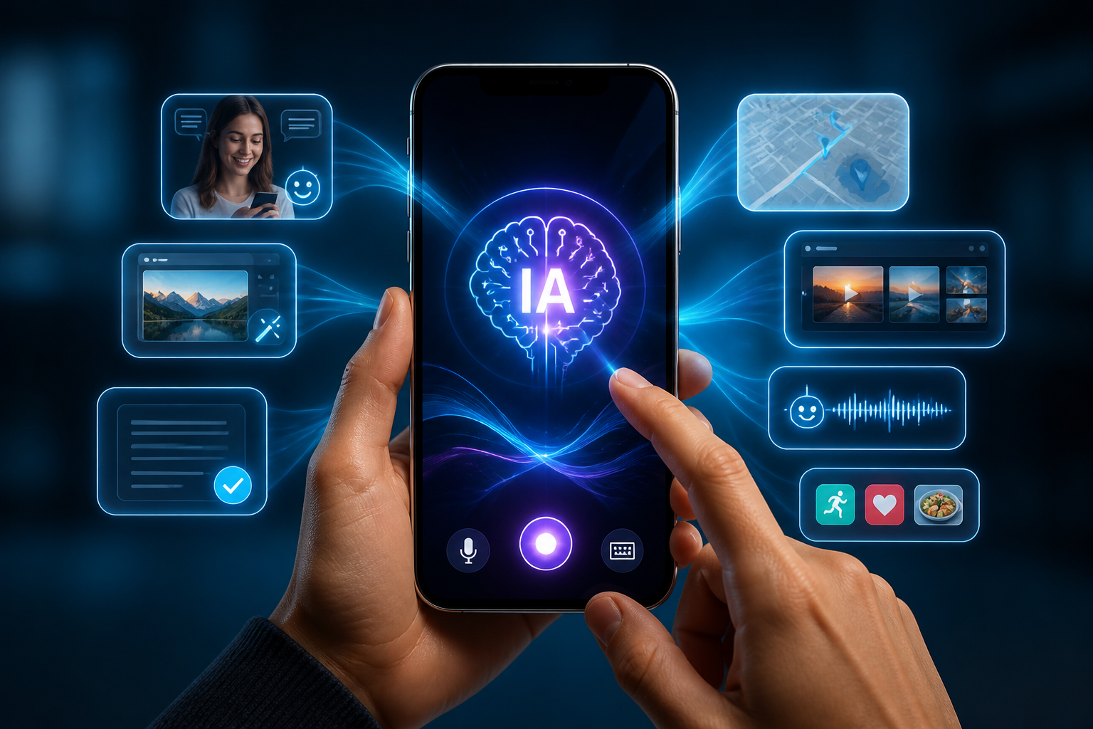 Como a IA está revolucionando o uso dos celulares em 2026 Imagem destacada sobre Como a IA está revolucionando o uso dos celulares em 2026