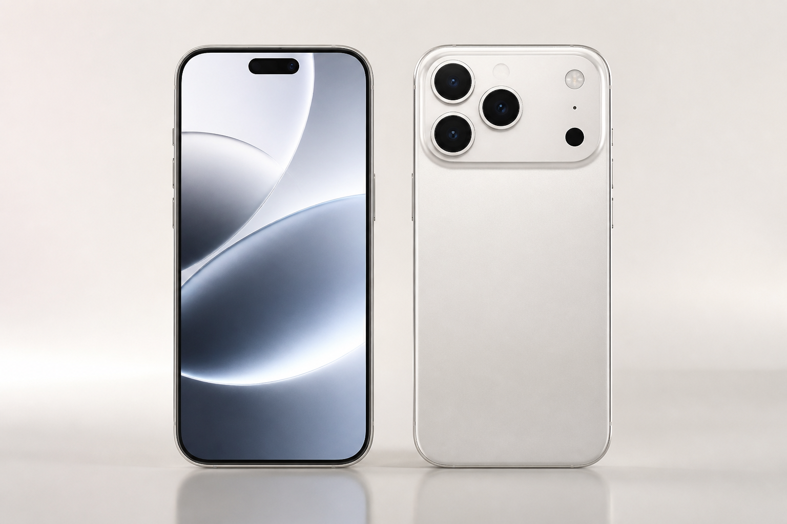 iPhone 18 Pro terá aumento de preço confirmado pelo CEO da Apple, Tim Cook iPhone 18 Pro em vista frontal e traseira