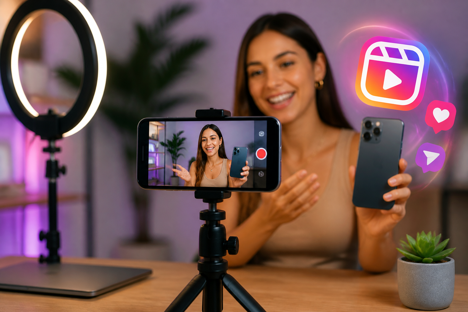 Melhor celular para fazer Reels em 2026: guia completo para criadores de conteúdo Imagem destacada sobre Melhor celular fazer Reels em 2026: completo criadores de conteúdo