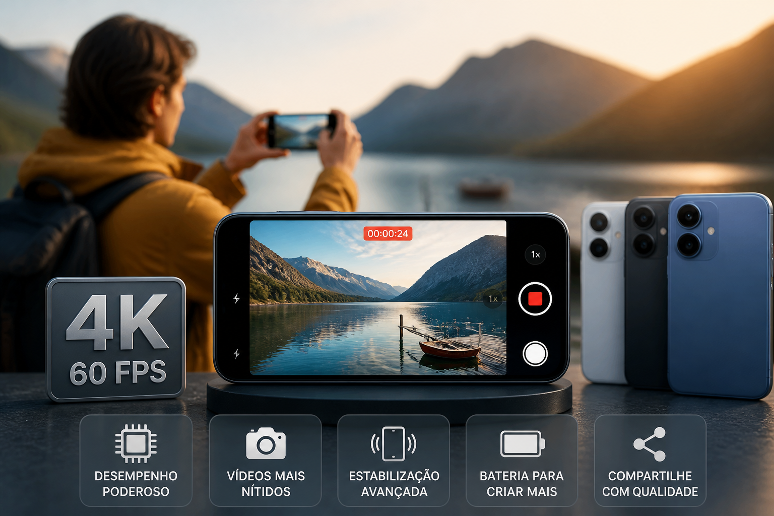 Os Melhores Celulares IntermediÃ¡rios GravaÃ§Ã£o em 4K a 60 fps em 2026 aplicado a smartphones