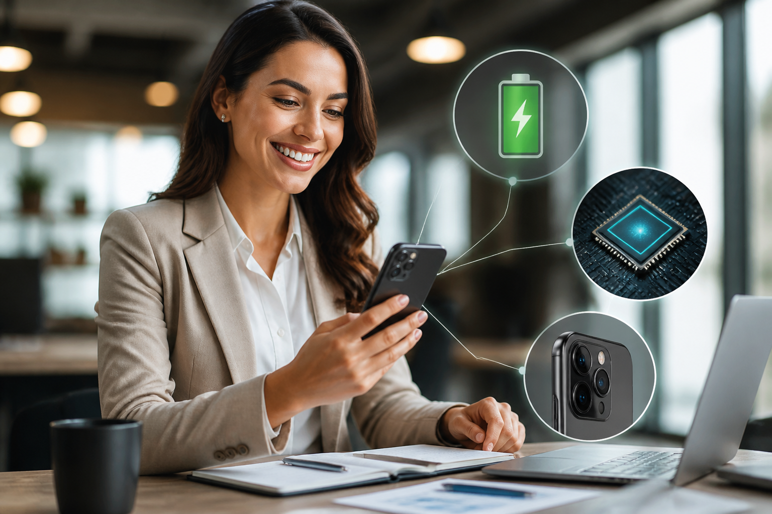 Os melhores celulares quem trabalha com vendas: bateria, desempenho e cÃ¢mera aplicado a smartphones