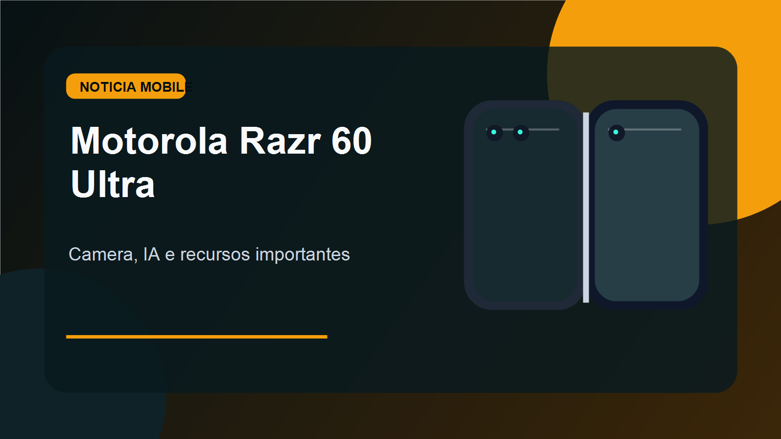 Tela externa do Razr 60 Ultra Motorola Razr 60 Ultra fechado com tela externa para notificacoes apps e camera