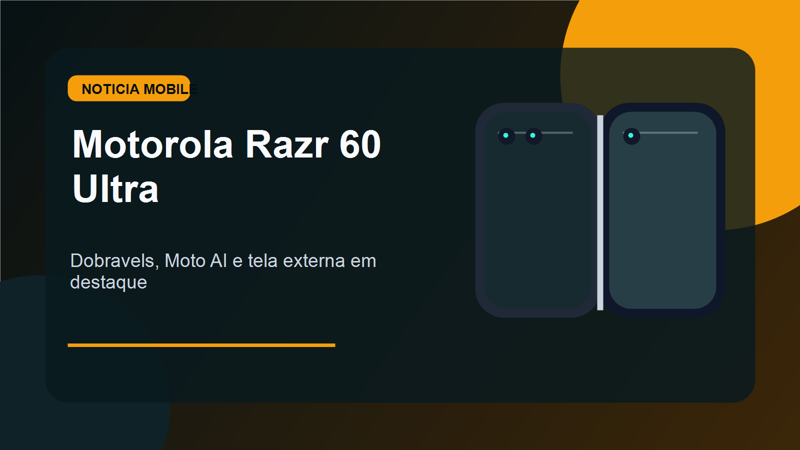 Motorola Razr 60 Ultra com Moto AI Motorola Razr 60 Ultra dobravel com tela externa grande e recursos Moto AI