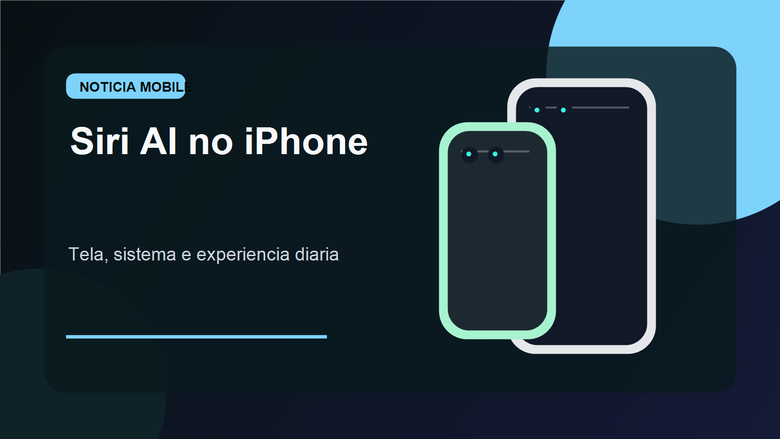 Comandos naturais na Siri AI Siri AI no iPhone respondendo comandos naturais em tela de assistente