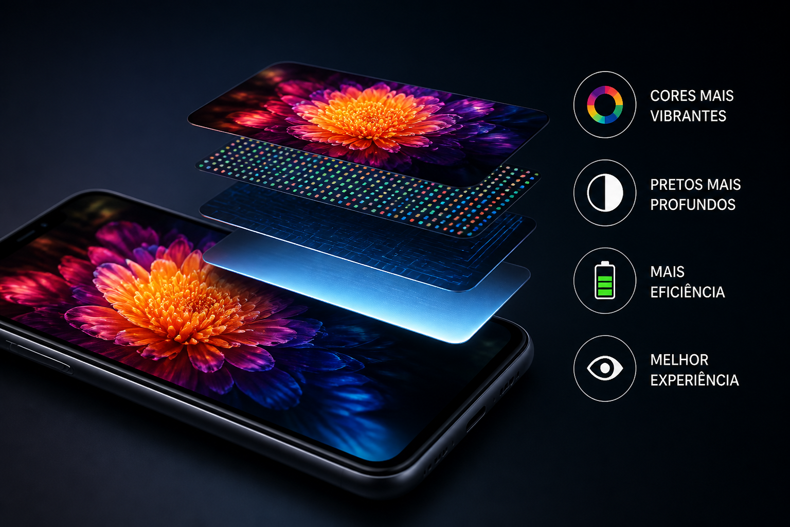 Entenda o que Ã© AMOLED e por que dita o futuro das telas de celulares aplicado a smartphones