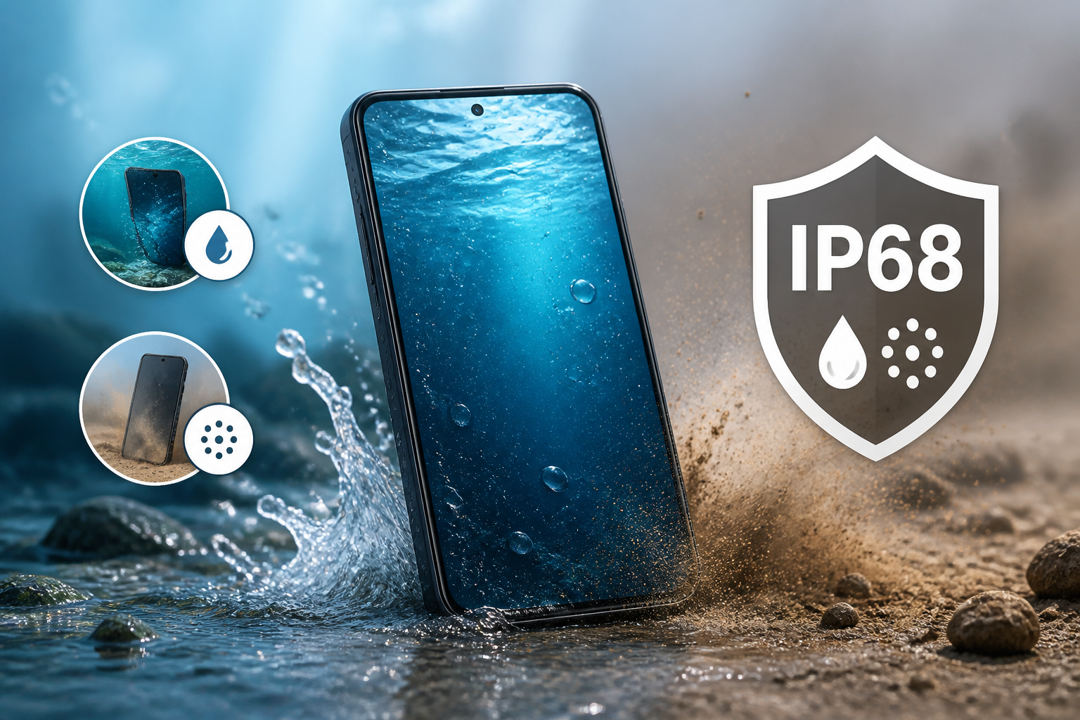 O que Ã© IP68 e por que essa certificaÃ§Ã£o Ã© crucial seu celular aplicado a smartphones