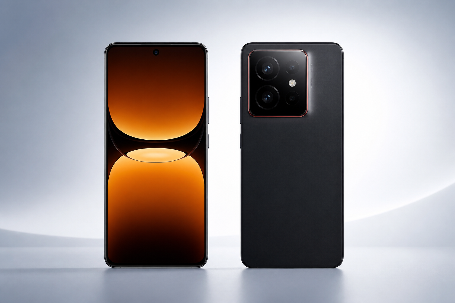 OPPO Find X9 Pro e realme GT 7 dominam o mercado com baterias gigantes de até 7.500 mAh Realme GT 7 em vista frontal e traseira