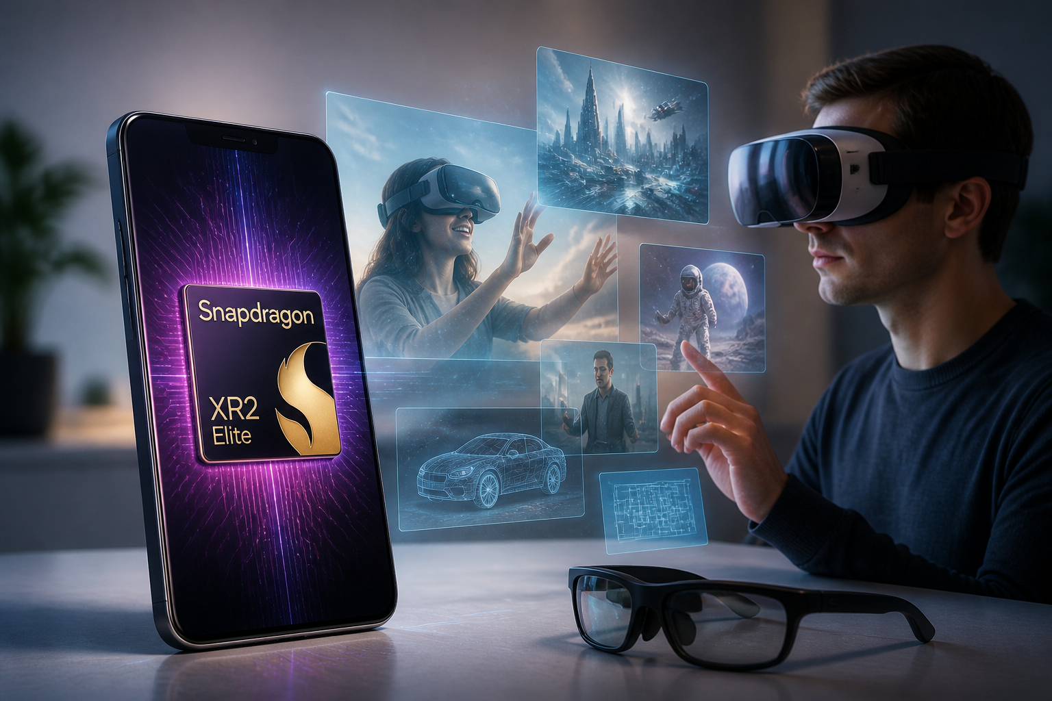 Qualcomm lanÃ§a Snapdragon Reality Elite revolucionar dispositivos XR em 2026 aplicado a smartphones