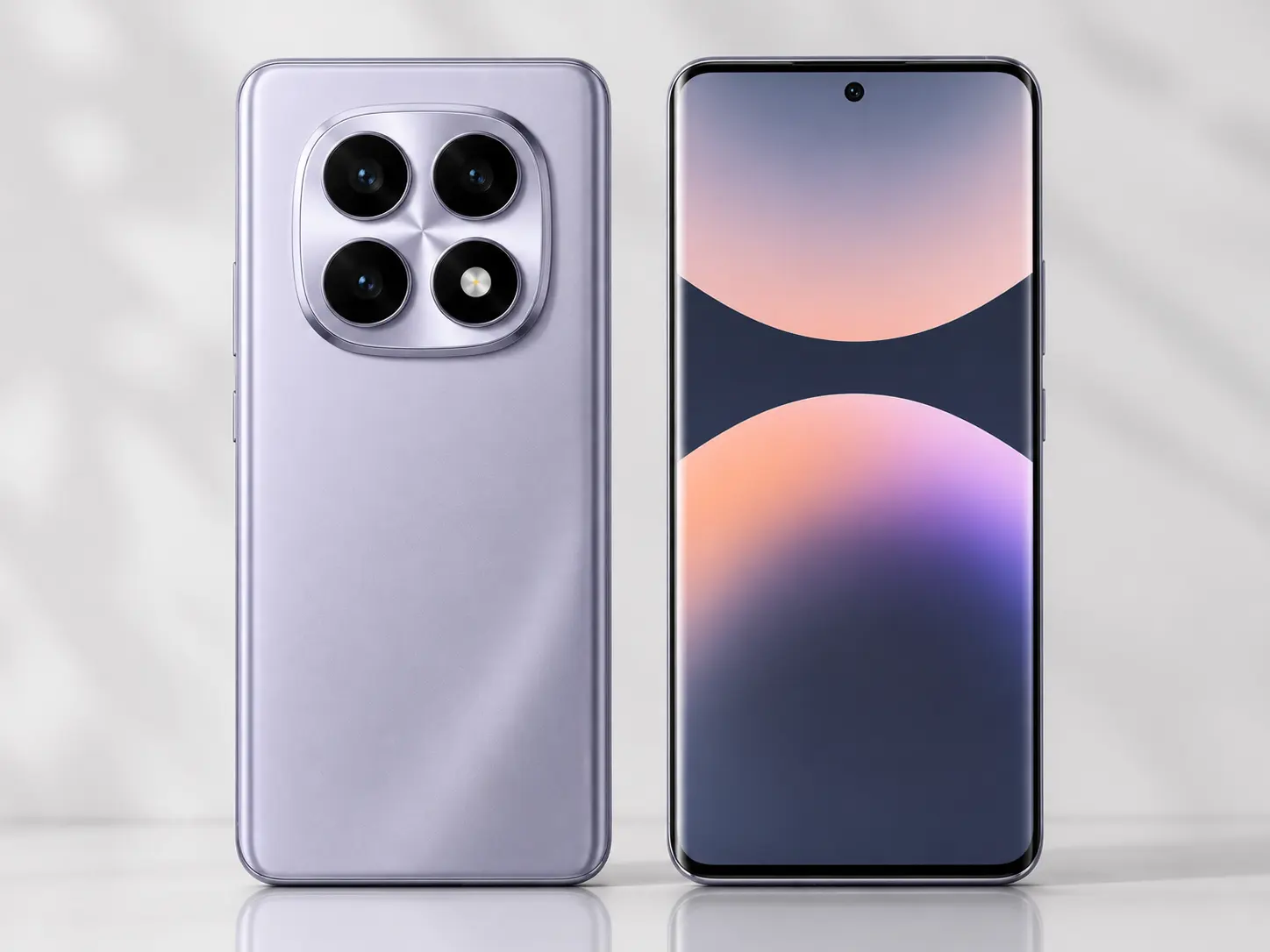 Imagem realista sem logo do Redmi Note 14 Pro 5G com camera de 200 MP e tela AMOLED 120 Hz
